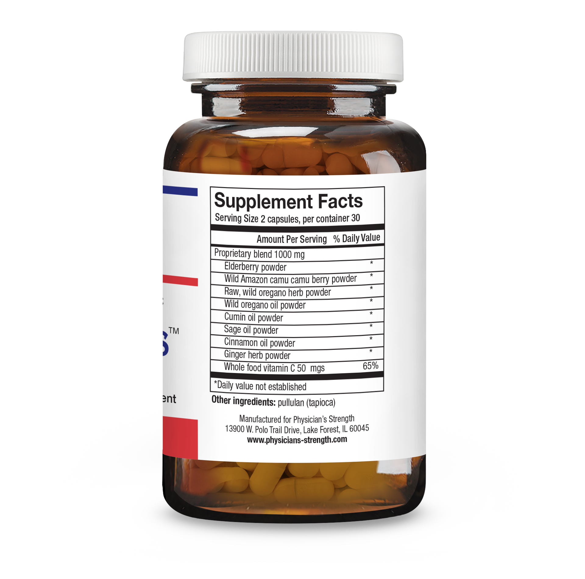 Elderberry Plus supplement facts